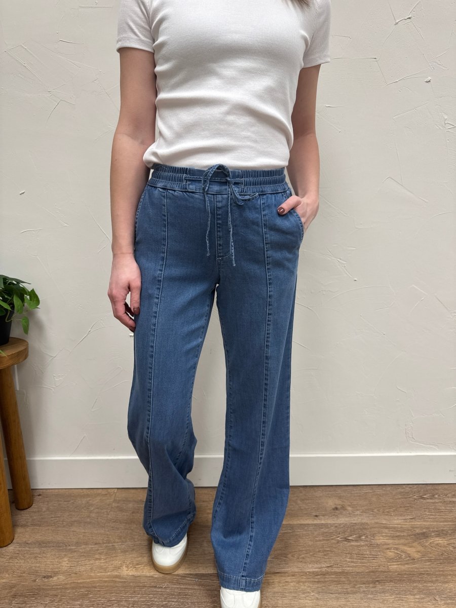 HIGH - RISE WIDE Pants - Three:Twelve Boutique - MIca