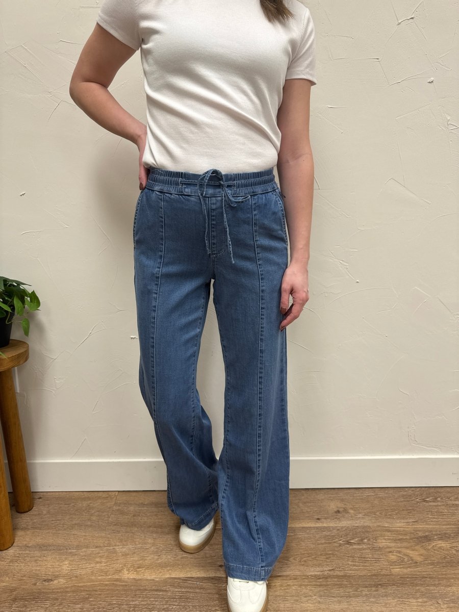 HIGH - RISE WIDE Pants - Three:Twelve Boutique - MIca