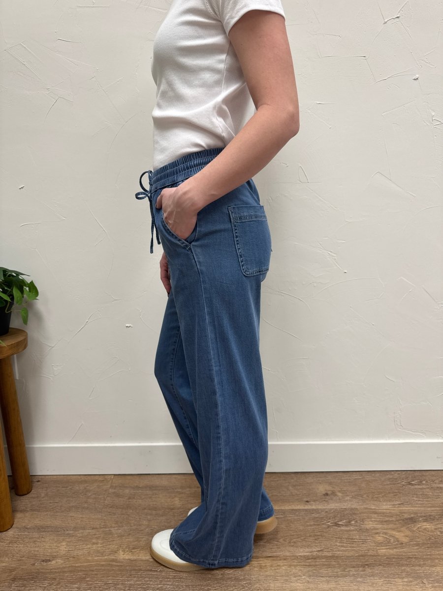 HIGH - RISE WIDE Pants - Three:Twelve Boutique - MIca