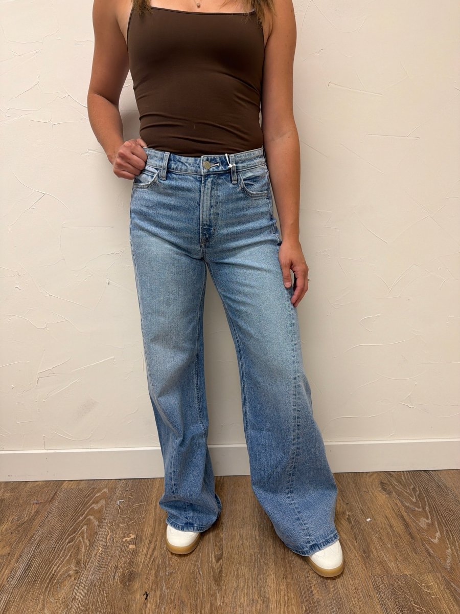 High Rise Wide Vervet with Side Seam Details - Three:Twelve Boutique - flyingmonkey