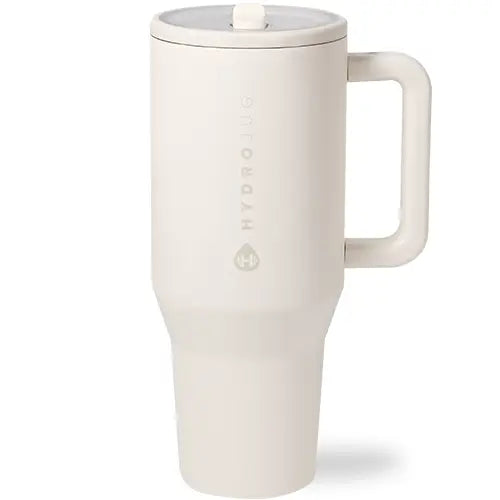 Cream HydroJug 40 oz Traveler Tumbler