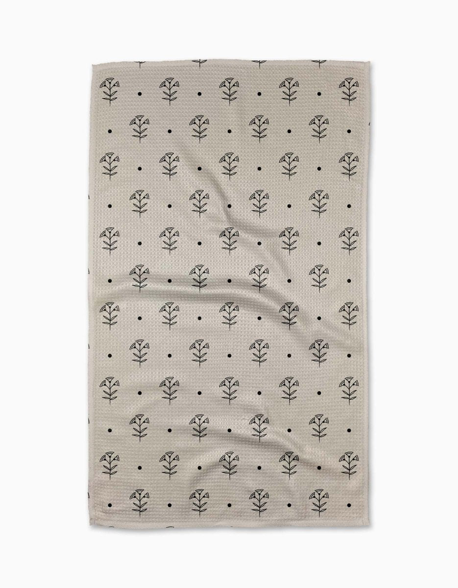 Inked Bloom Tea Towel - Three:Twelve Boutique - Geometry