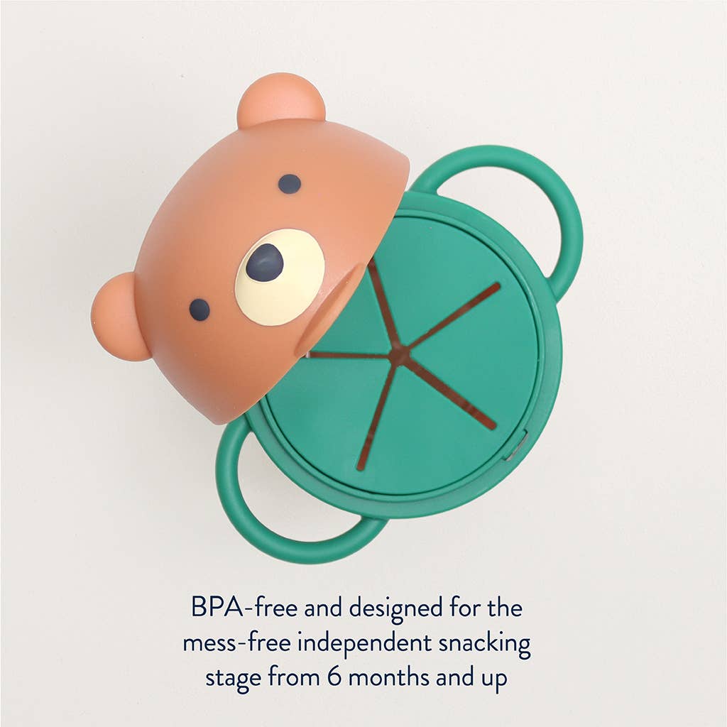 Itzy Snack Pal - Snack Cup: Bear - Three:Twelve Boutique - Itzy Ritzy