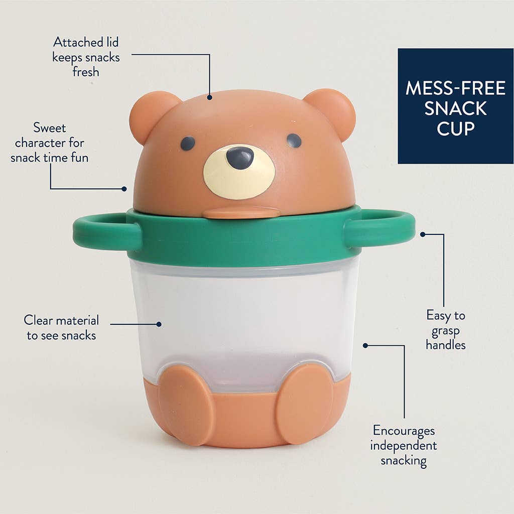 Itzy Snack Pal - Snack Cup: Bear - Three:Twelve Boutique - Itzy Ritzy