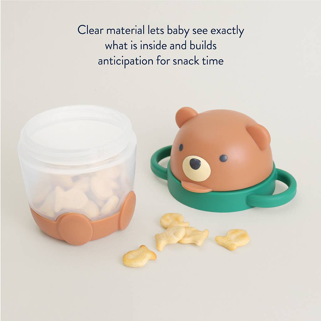 Itzy Snack Pal - Snack Cup: Bear - Three:Twelve Boutique - Itzy Ritzy