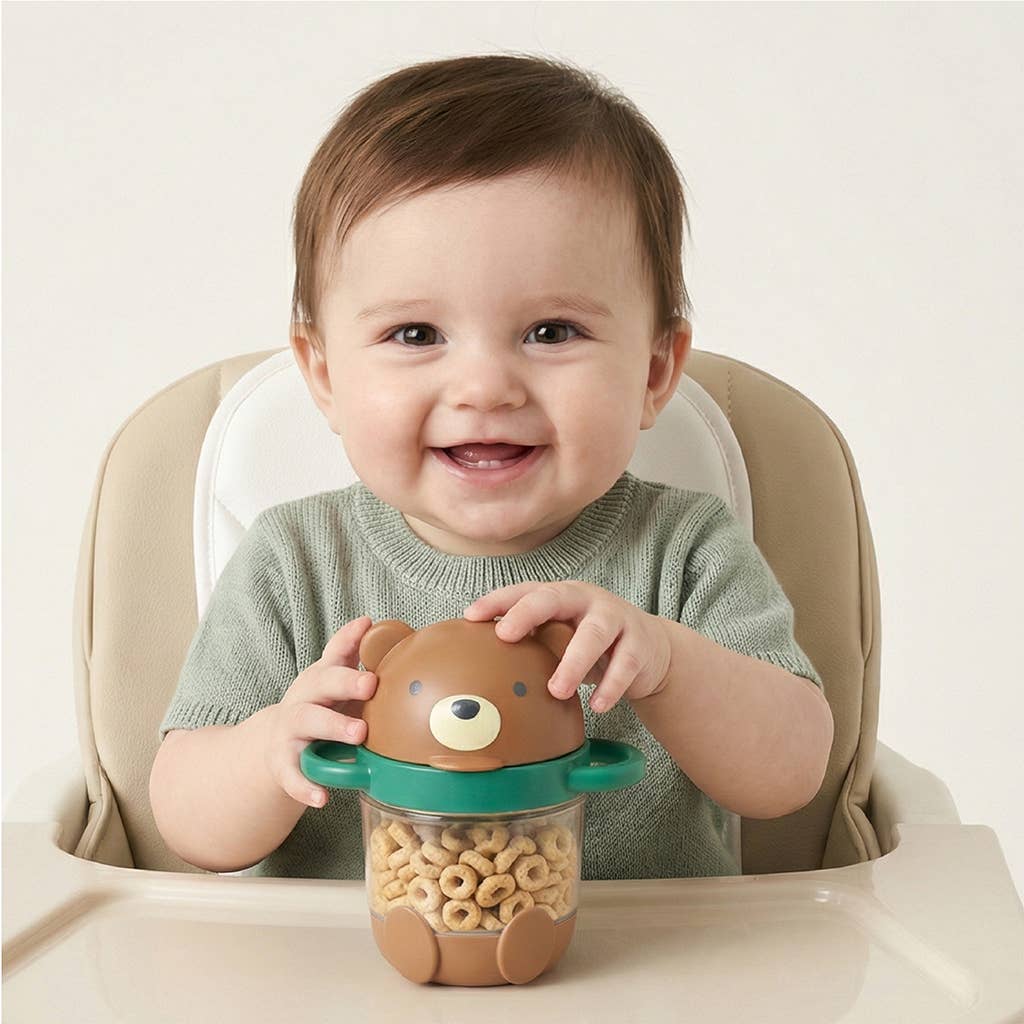 Itzy Snack Pal - Snack Cup: Bear - Three:Twelve Boutique - Itzy Ritzy