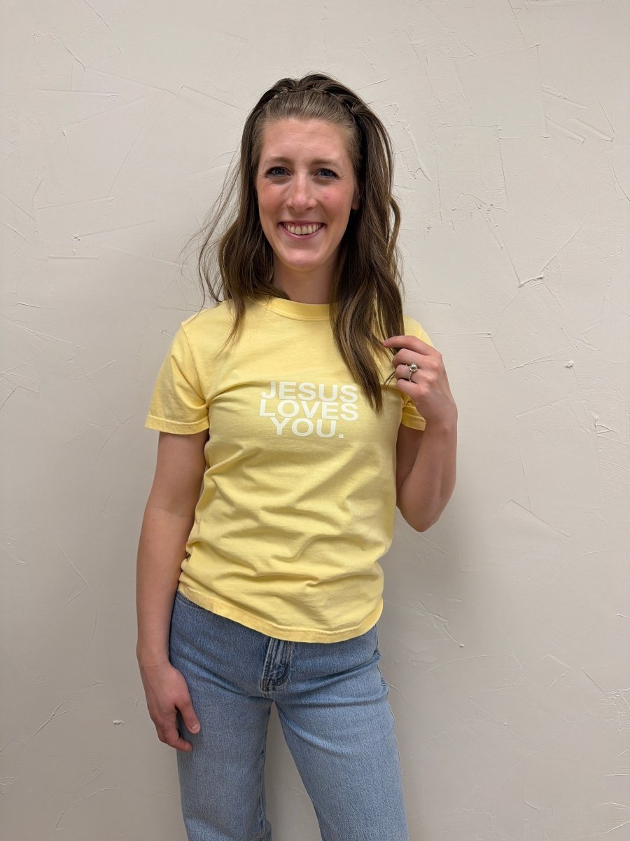 Jesus Loves you Graphic Tee - Three:Twelve Boutique - jesuslovesyoucompany