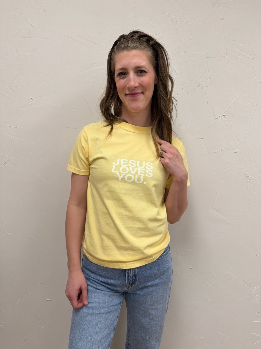 Jesus Loves you Graphic Tee - Three:Twelve Boutique - jesuslovesyoucompany