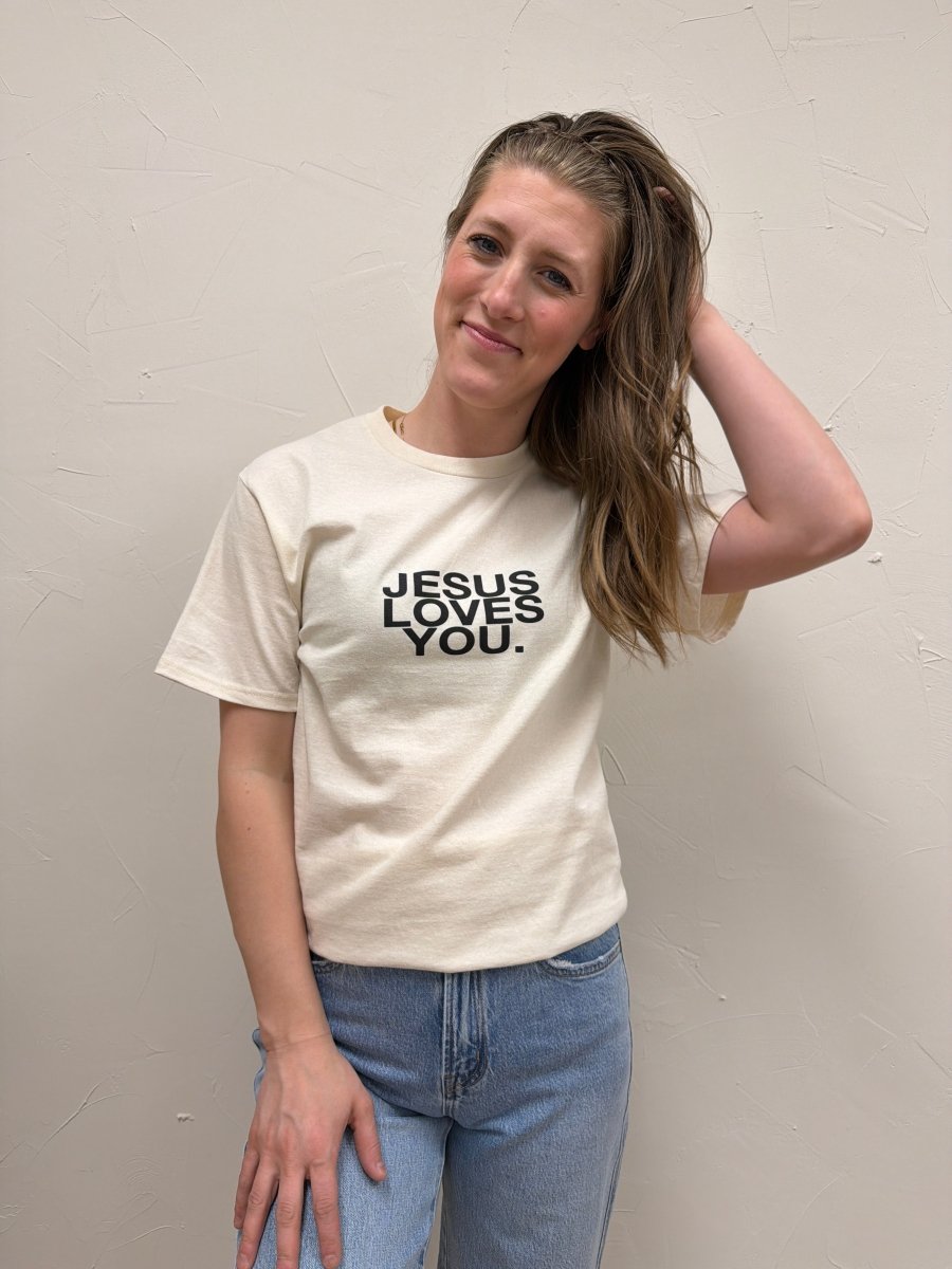 Jesus Loves you Graphic Tee - Three:Twelve Boutique - jesuslovesyoucompany
