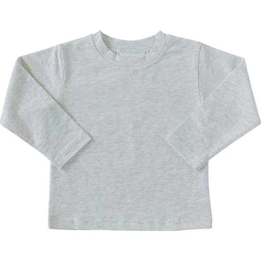 Kid's Long Sleeve Cotton Tee - Three:Twelve Boutique - Mebie Baby