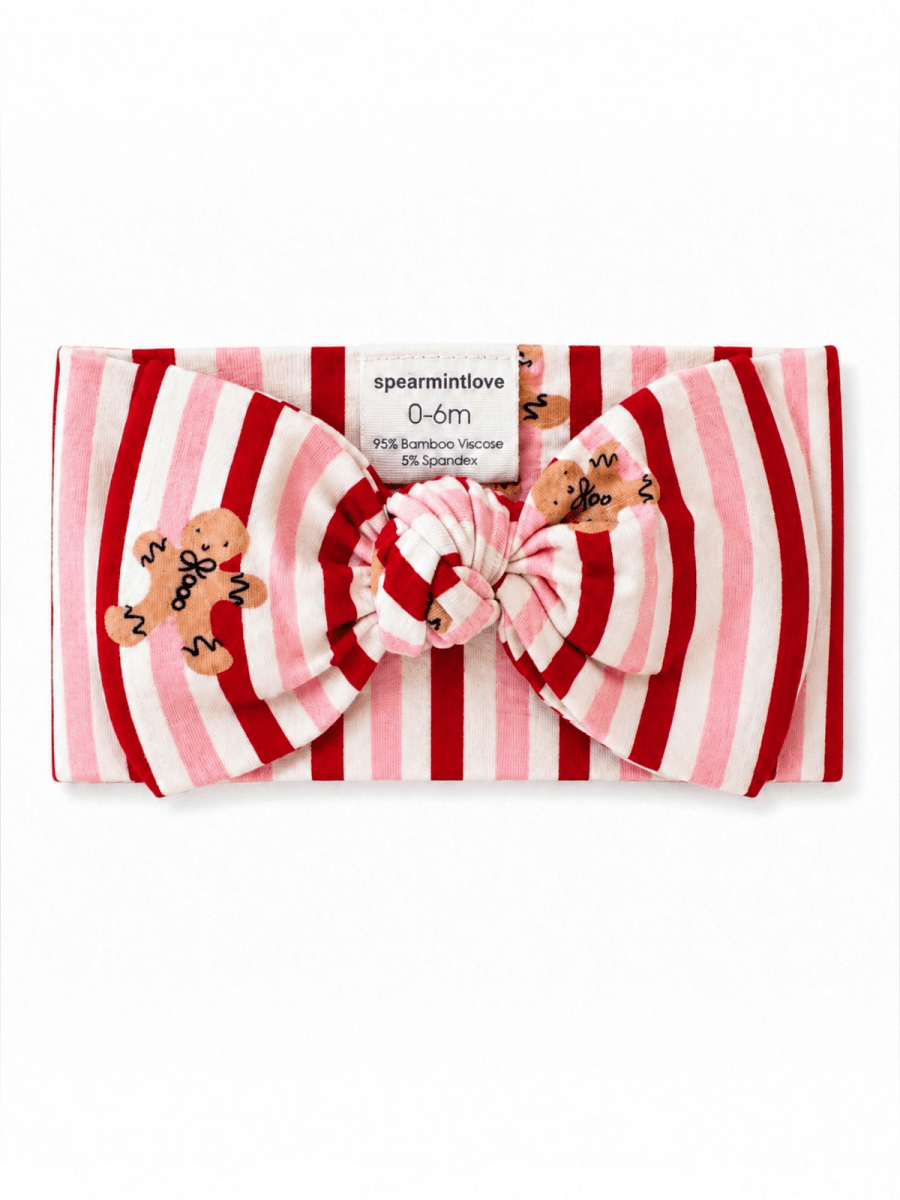 Knot Bow, Gingerbread Lane Pink - Three:Twelve Boutique - SpearmintLOVE