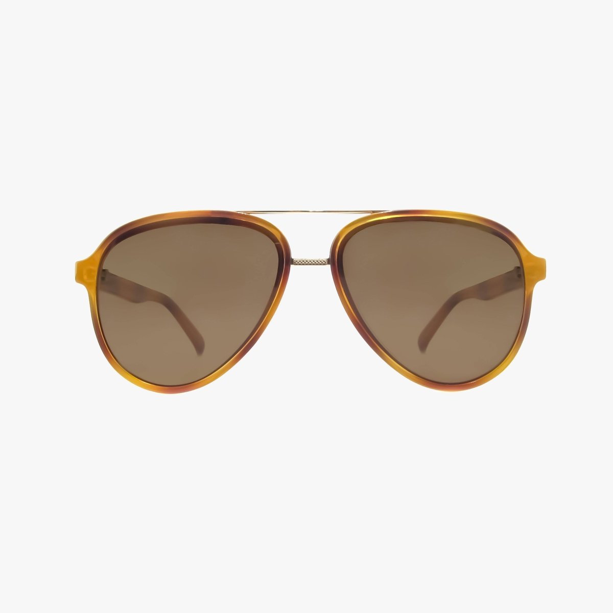 KNOX Honey Tortoise Polarized Aviator Sunglasses – UV400 Protection Frame - Three:Twelve Boutique - Kohv Eyewear