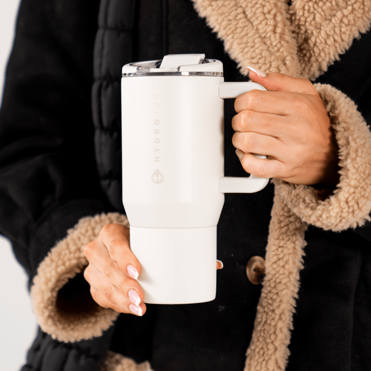 Lifestyle shot of mug holding by a girl  — Three:Twelve Boutique