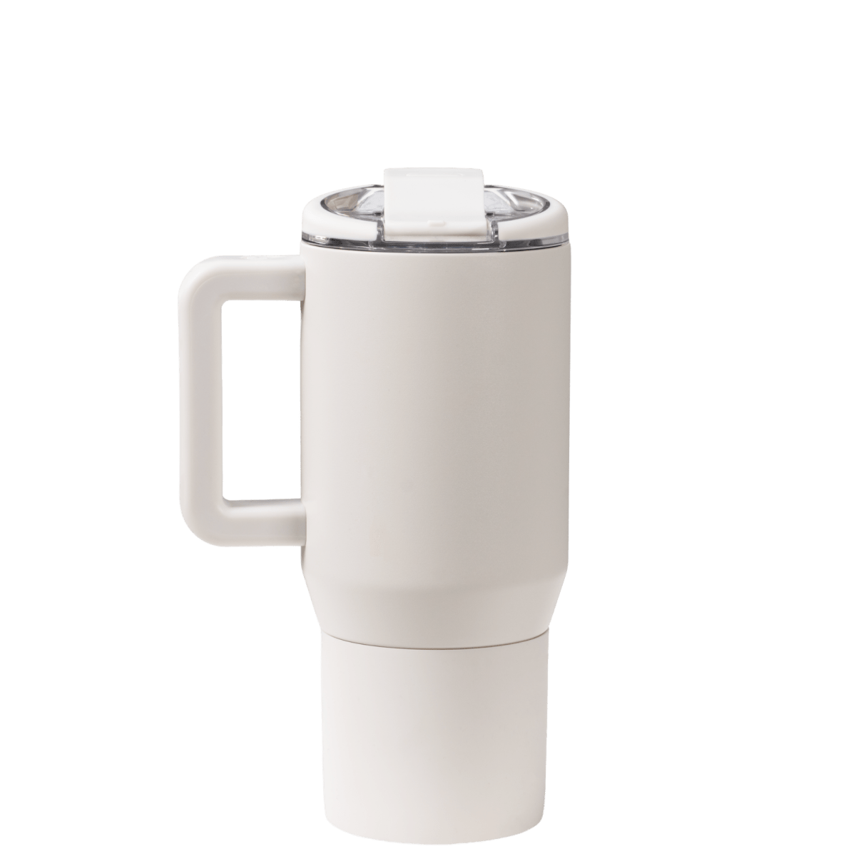Side angle view of 20 oz traveler mug showing sleek insulated design — Three:Twelve Boutique