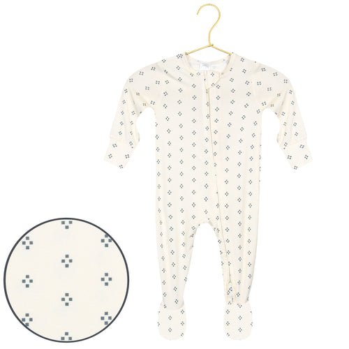 Louie Zipper Footie - Three:Twelve Boutique - Lou Lou & Company