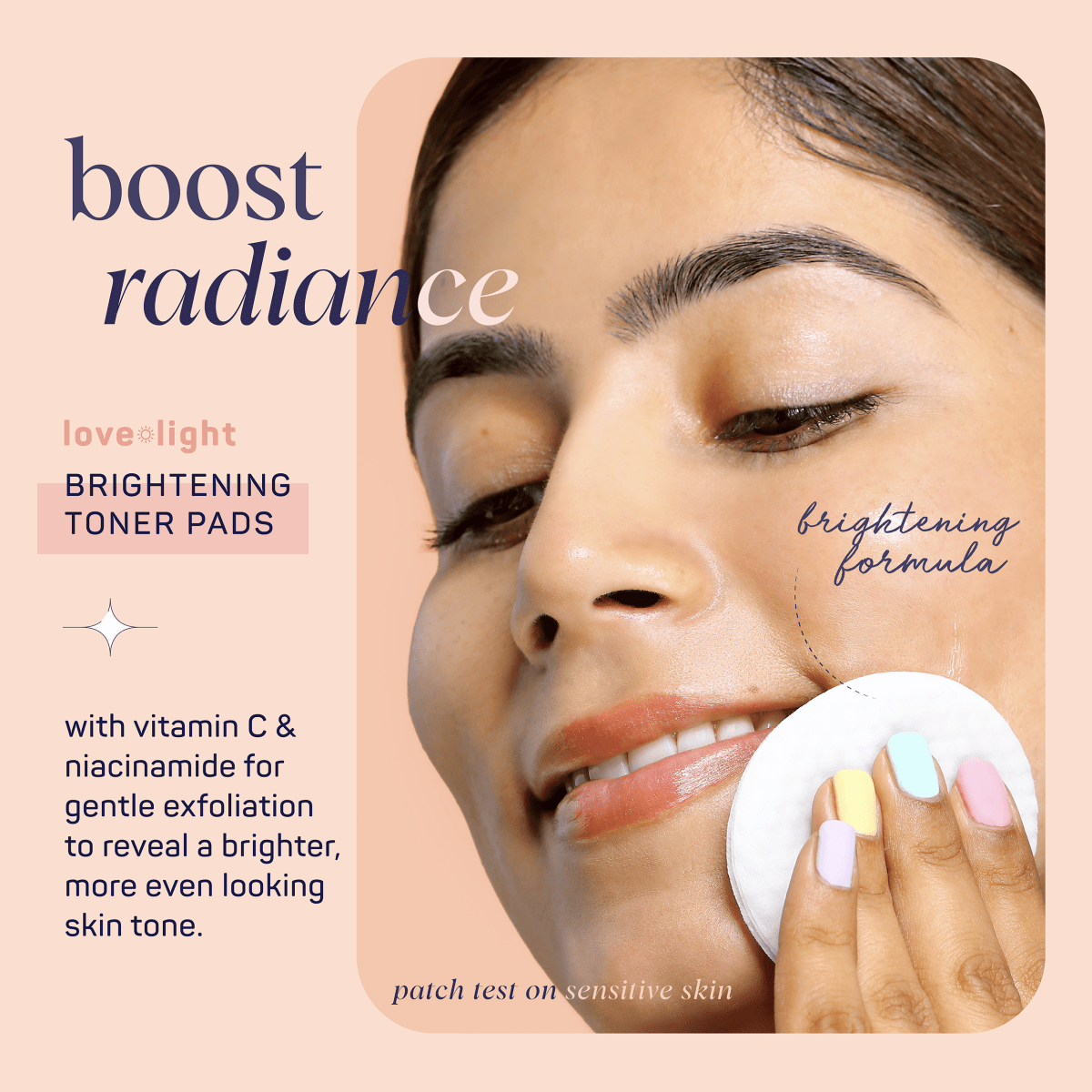 Love + light Korean Skincare Brightening Toner Pads - 60 Ct - Three:Twelve Boutique - My Spa Life