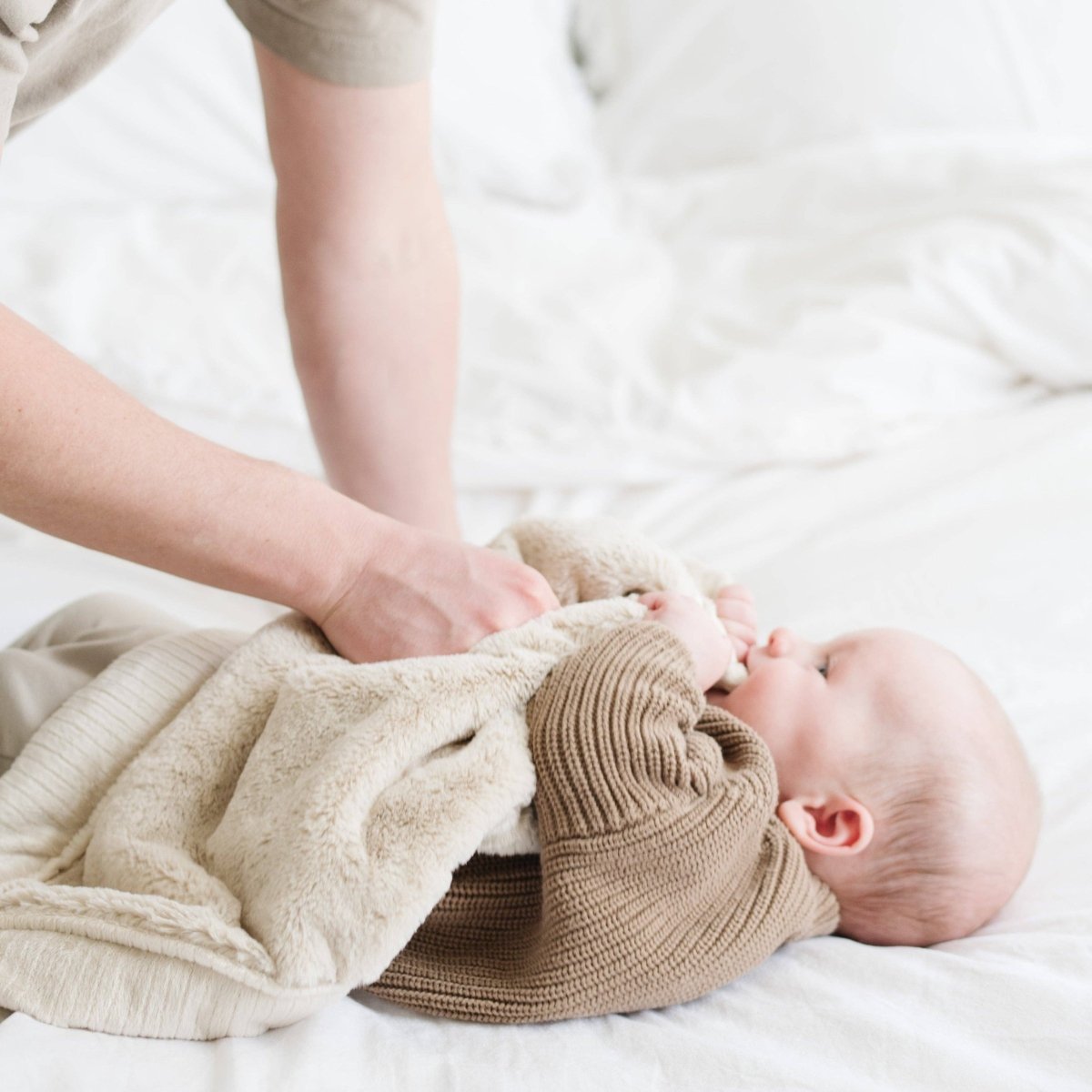 LUSH MINI BLANKETS: Buttermilk - Three:Twelve Boutique - Saranoni
