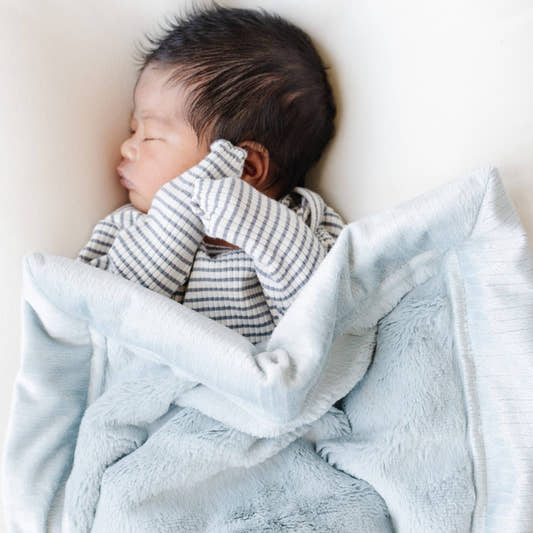 LUSH MINI BLANKETS: Chambray - Three:Twelve Boutique - Saranoni