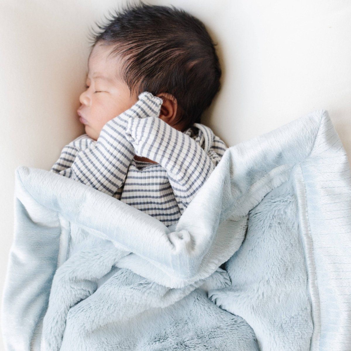 LUSH MINI BLANKETS: Chambray - Three:Twelve Boutique - Saranoni