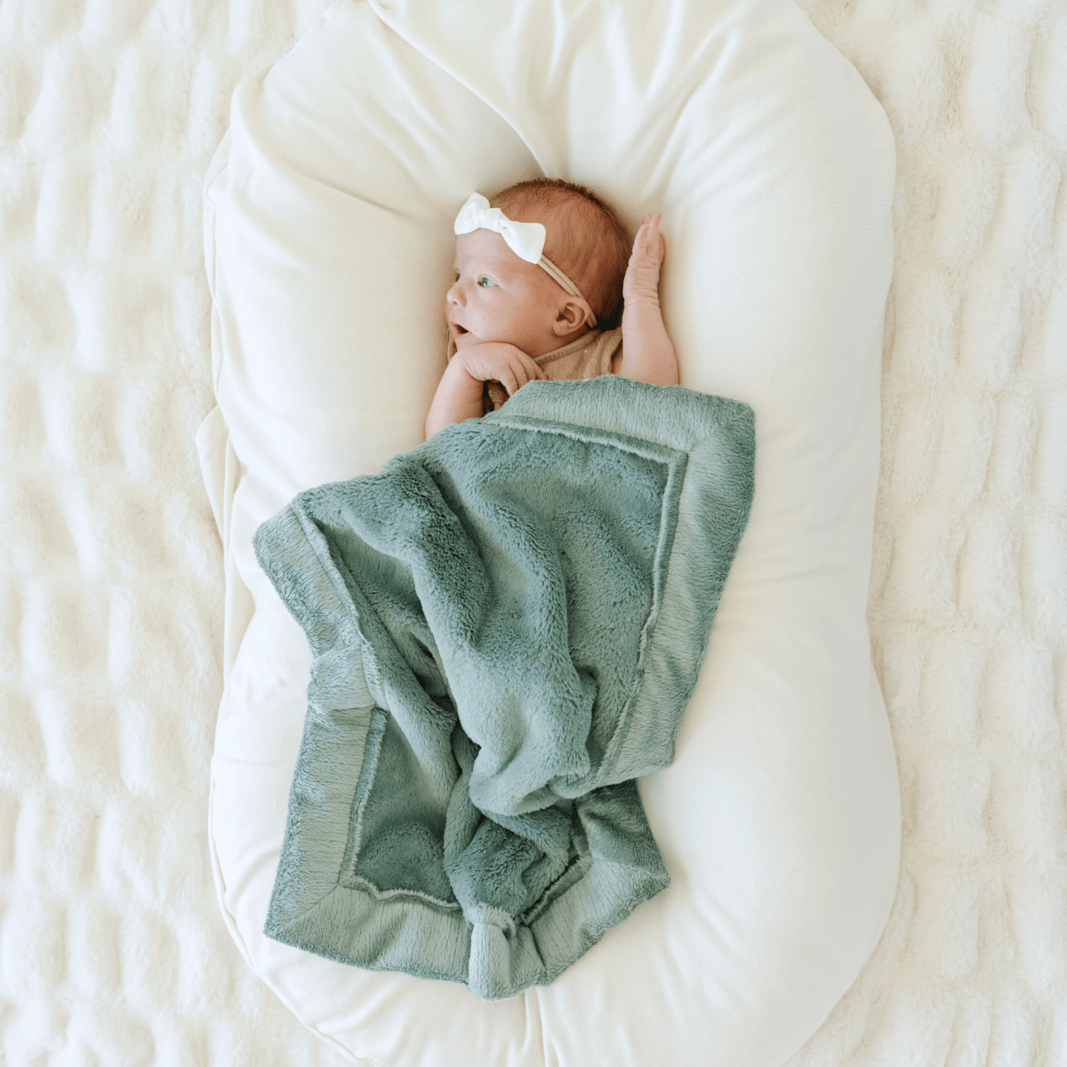 LUSH MINI BLANKETS: Eucalyptus - Three:Twelve Boutique - Saranoni