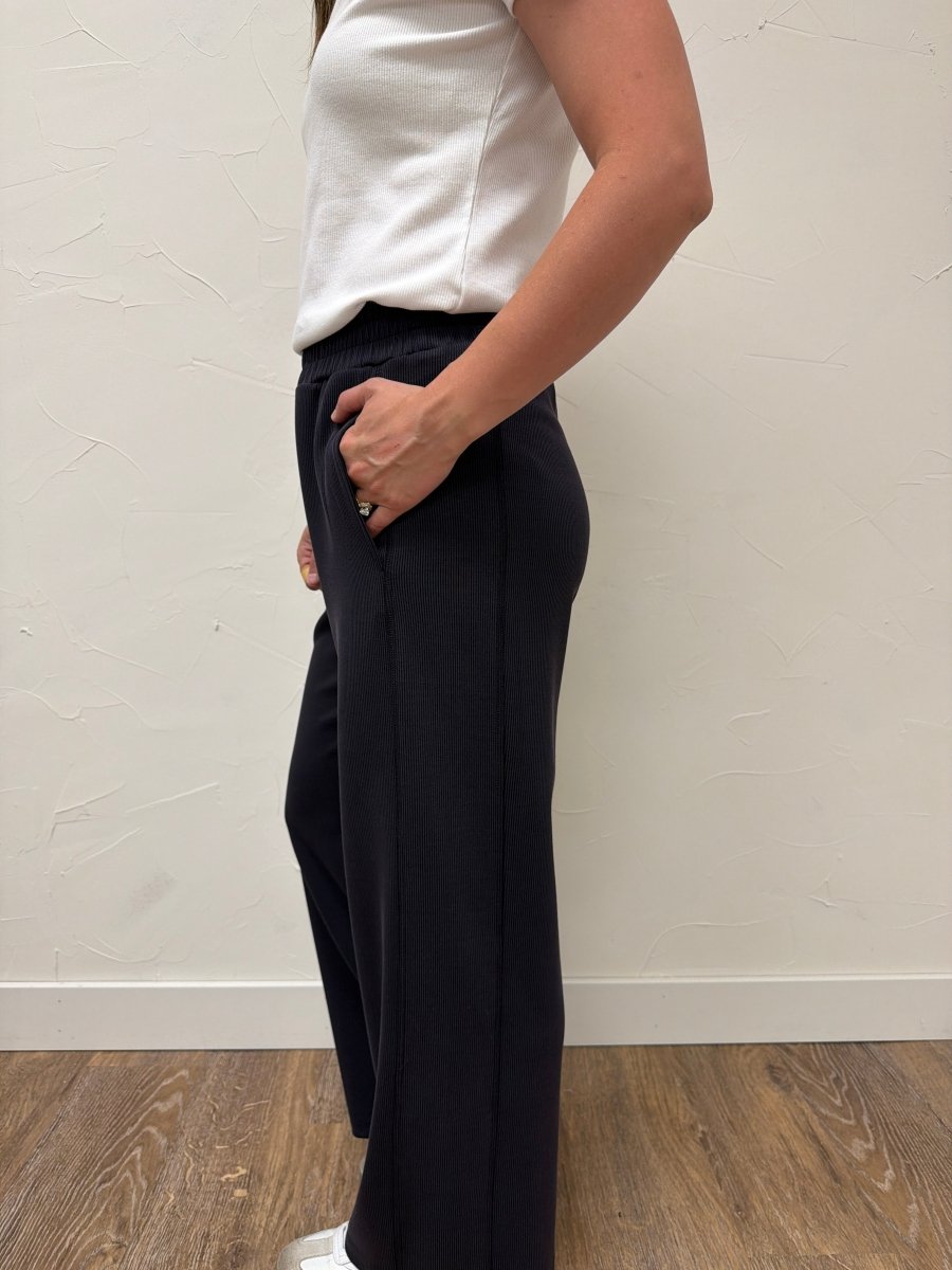Luxe sand Wash Wide Leg Pant - Three:Twelve Boutique - mono b