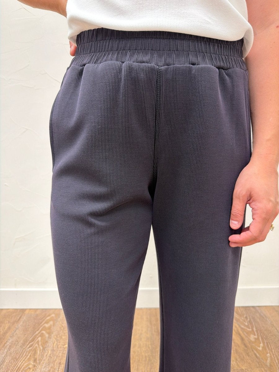 Luxe sand Wash Wide Leg Pant - Three:Twelve Boutique - mono b