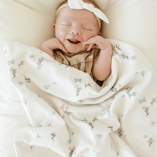 MINKY STRETCH MINI BLANKETS: Secret Garden - Three:Twelve Boutique - Saranoni