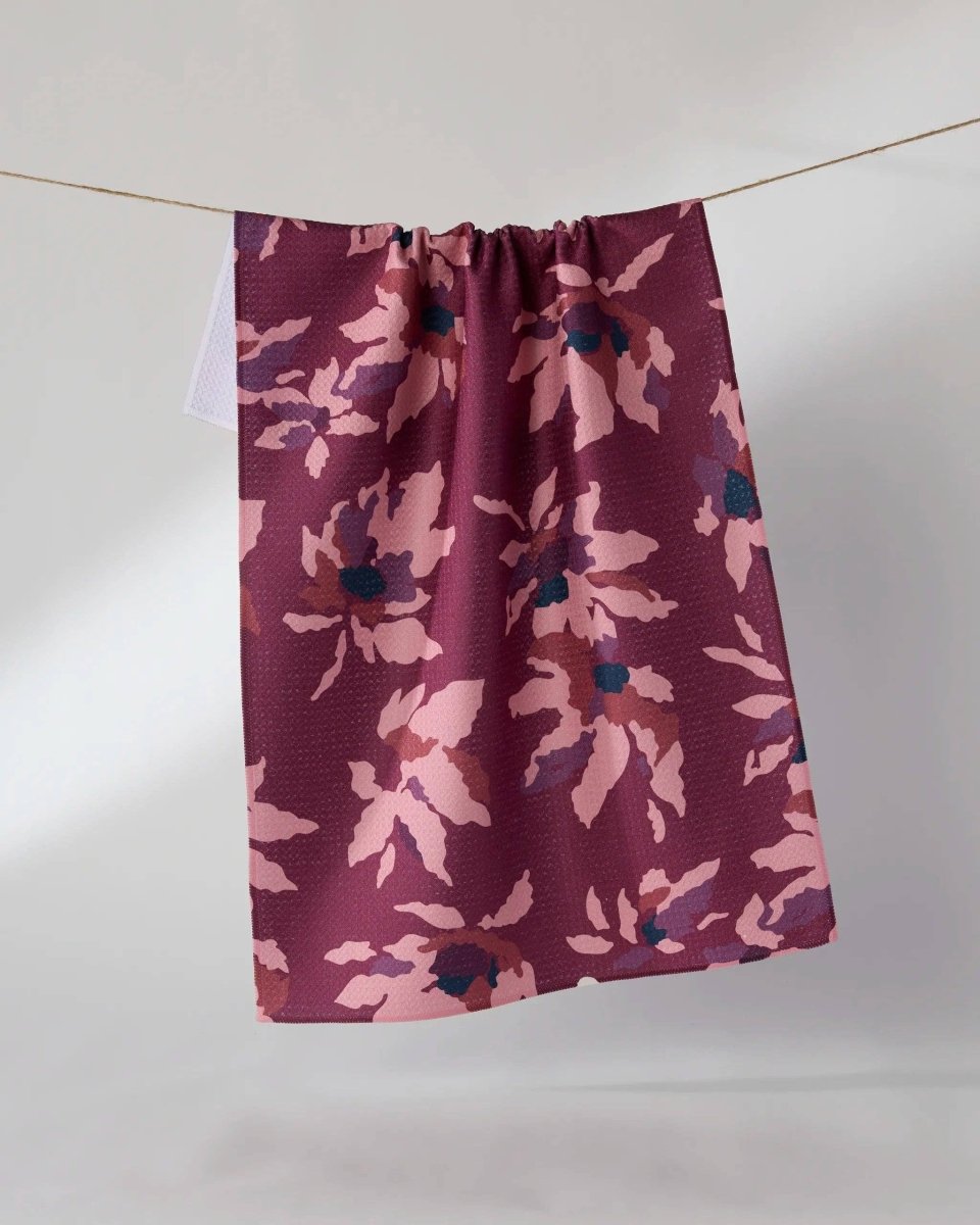 Mulberry Bloom Tea Towel - Three:Twelve Boutique - Geometry