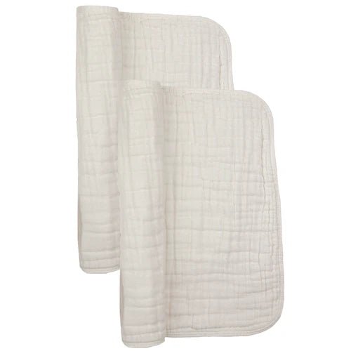Muslin™ Burp Cloth 2 Pack - Grey - Three:Twelve Boutique - Lou Lou & Company