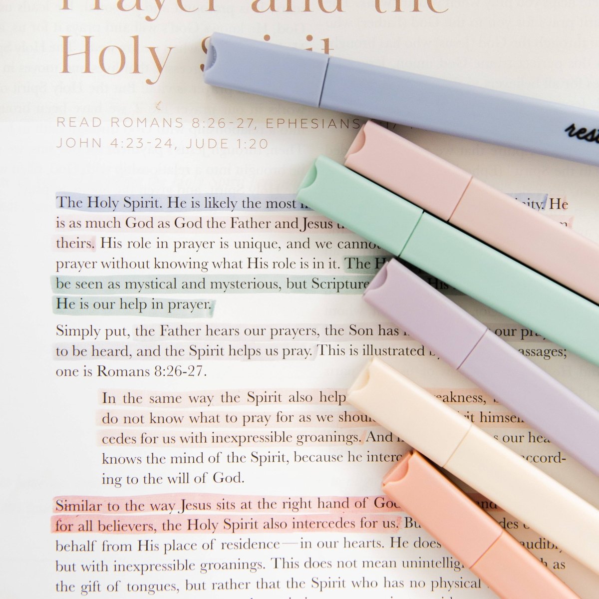 Muted Pastel Highlighters - OUR BEST SELLER! - Three:Twelve Boutique - The Daily Grace Co
