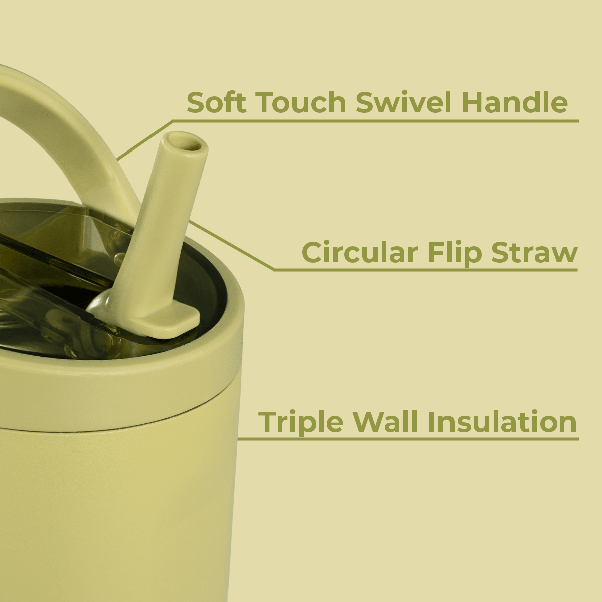 Olive 32oz HydroJug Sport - Three:Twelve Boutique - HydroJug