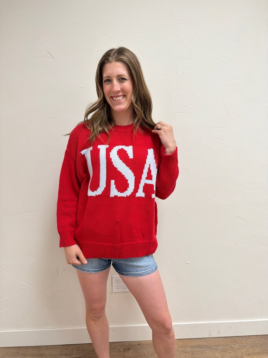 Model wearing Oversized Sweater Top for Women styled for a casual everyday look
