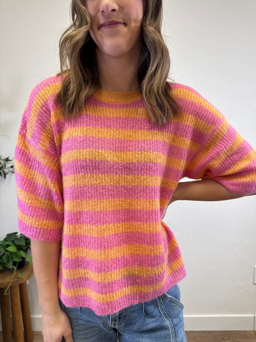 Pacific Pop Striped Pullover - Three:Twelve Boutique - By Together