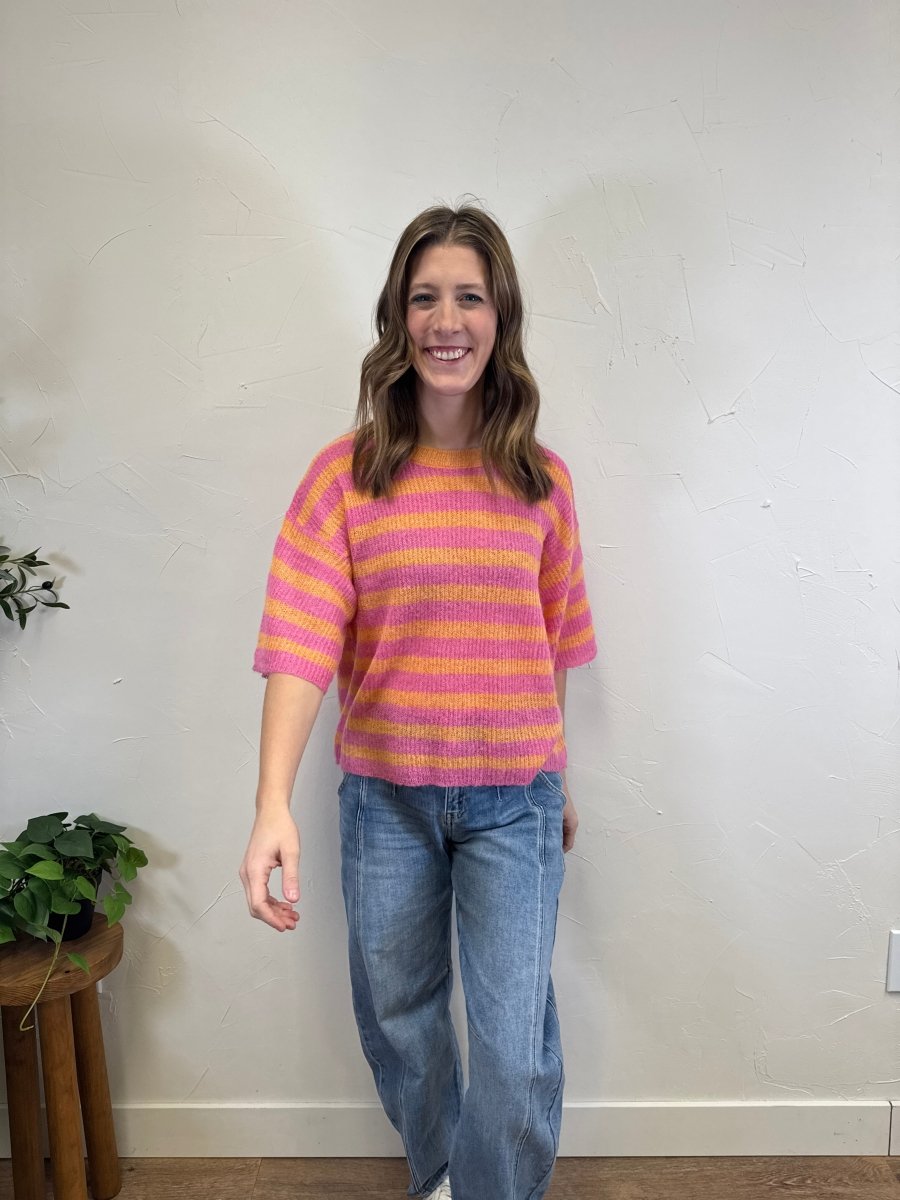 Pacific Pop Striped Pullover - Three:Twelve Boutique - By Together