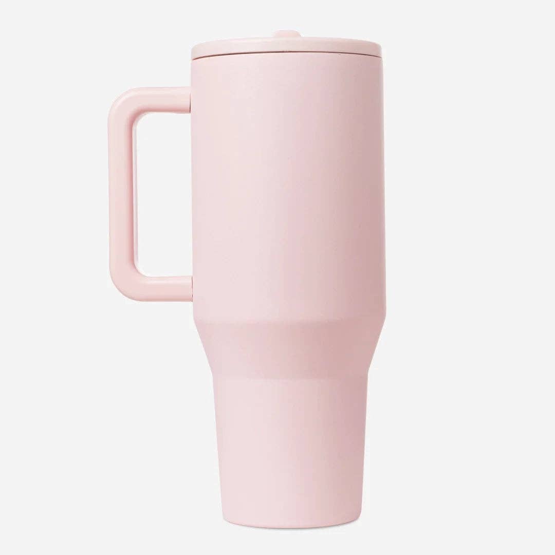 Pink Sand HydroJug 40 oz Traveler Tumbler: Pink Sand - Three:Twelve Boutique - HydroJug