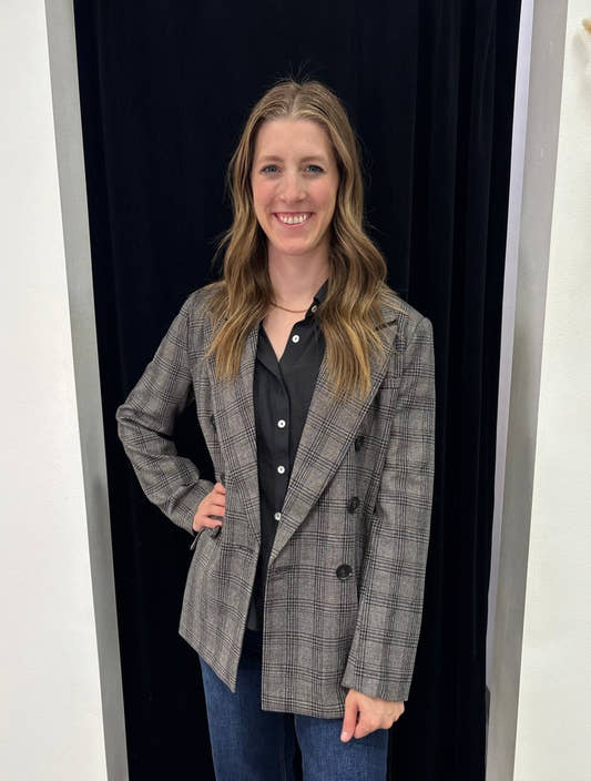 Plaid Blazer - Three:Twelve Boutique - Three:Twelve