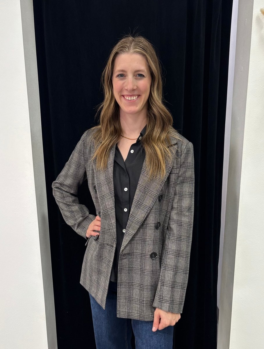 Plaid Blazer - Three:Twelve Boutique - Three:Twelve