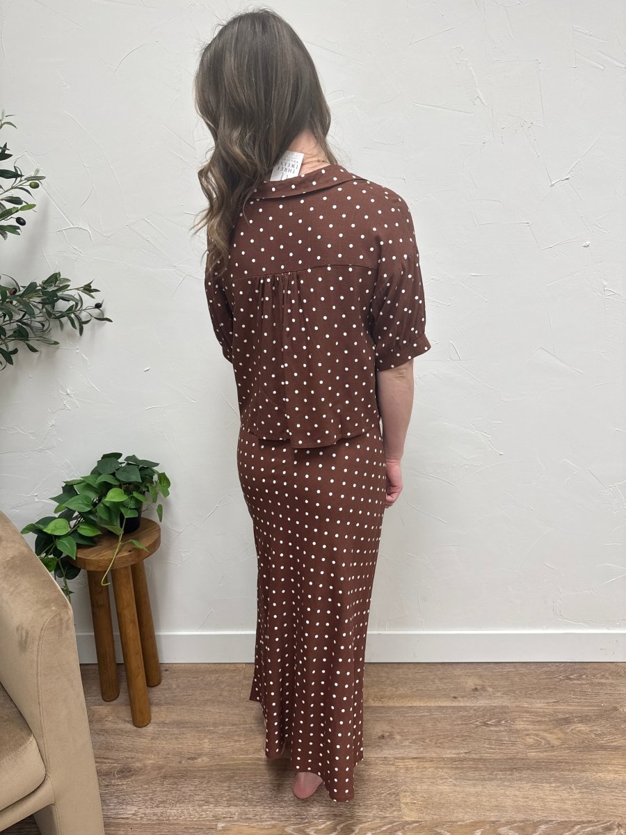 Polka Dot A - Line Skirt - Three:Twelve Boutique - Hyfve