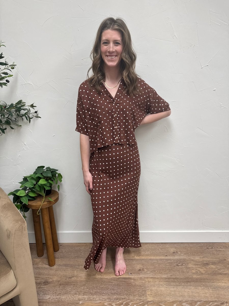 Polka Dot A - Line Skirt - Three:Twelve Boutique - Hyfve