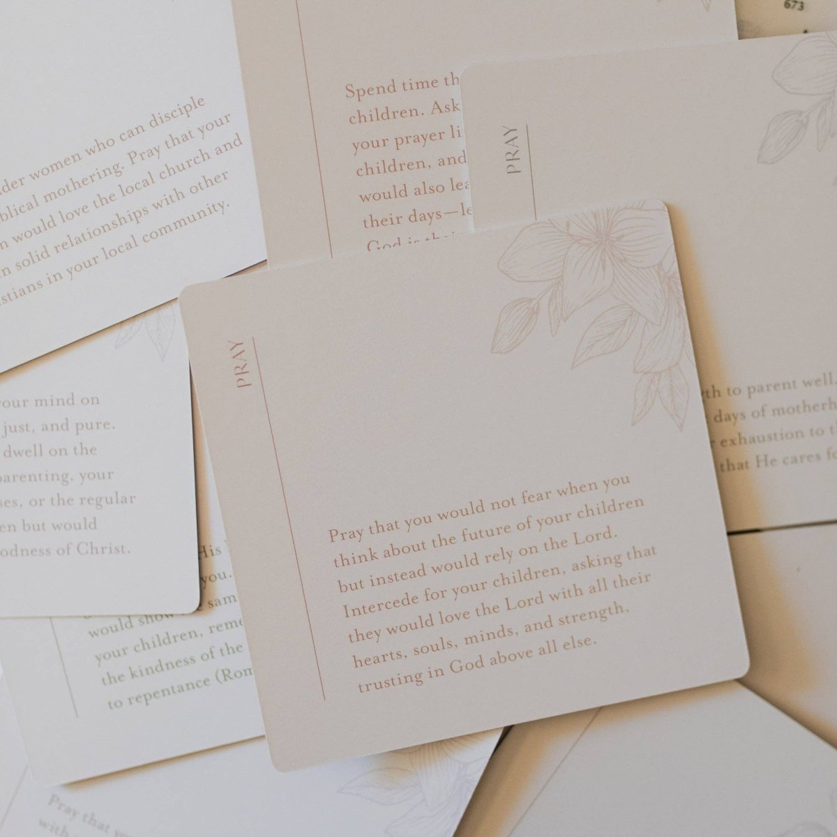 Prayers for Motherhood | Prayer Cards - Three:Twelve Boutique - The Daily Grace Co
