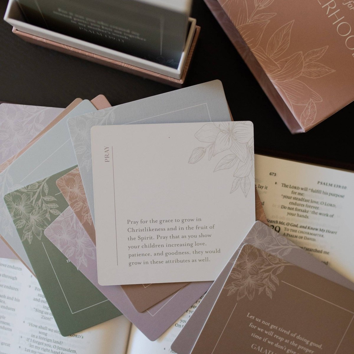 Prayers for Motherhood | Prayer Cards - Three:Twelve Boutique - The Daily Grace Co