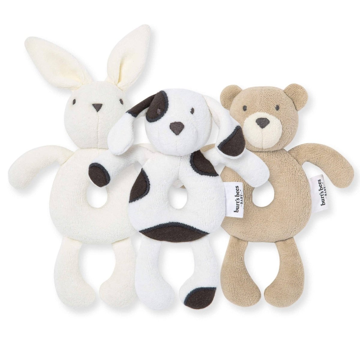 Puppy Plush Baby Rattle - Three:Twelve Boutique - Burt's Bees Baby