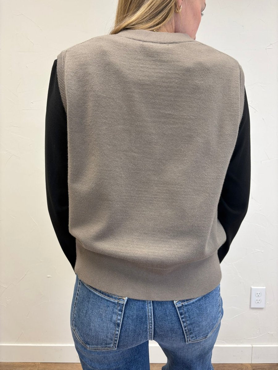 Ribbed Cardigan Vest - Three:Twelve Boutique - Staccato