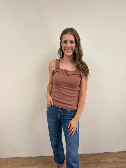 Ruffled Cami Top - Three:Twelve Boutique - Three:Twelve