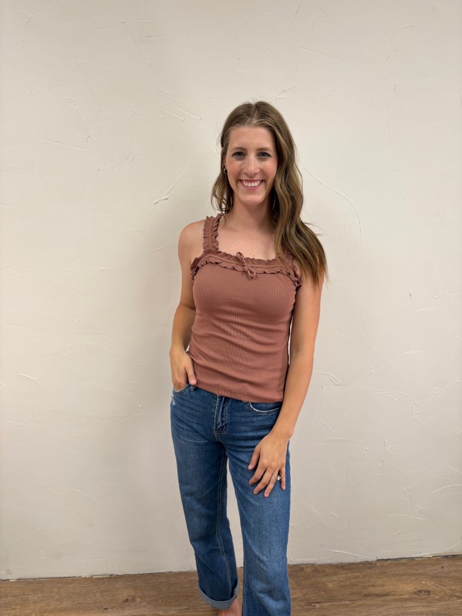 Ruffled Cami Top - Three:Twelve Boutique - Three:Twelve