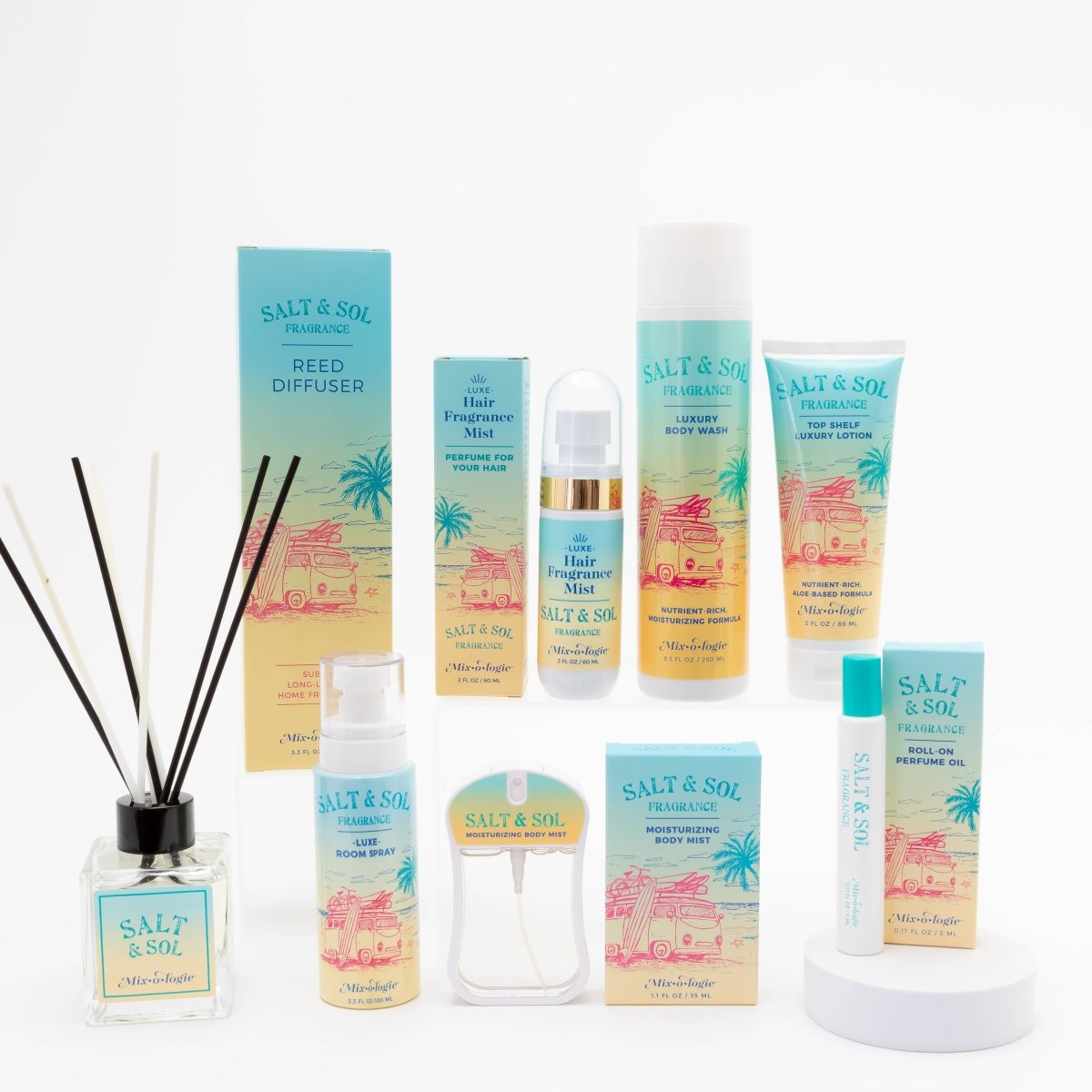 Salt & Sol | Rollerball Perfume Oil Roll On - Three:Twelve Boutique - Mixologie