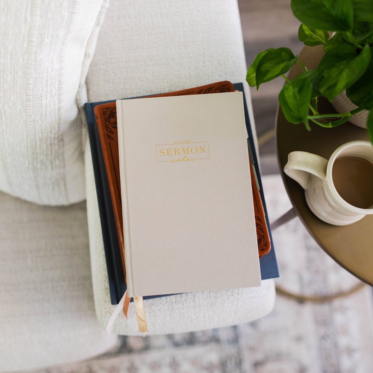Sermon Notes Journal - Beige - Three:Twelve Boutique - The Daily Grace Co
