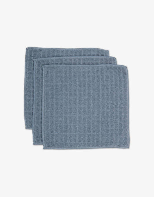 Sky Waffle Washcloth Set - Three:Twelve Boutique - Geometry