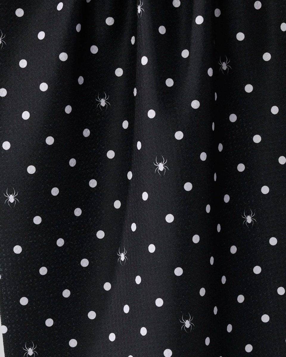 Spookydots Tea Towel: Black - Three:Twelve Boutique - Geometry