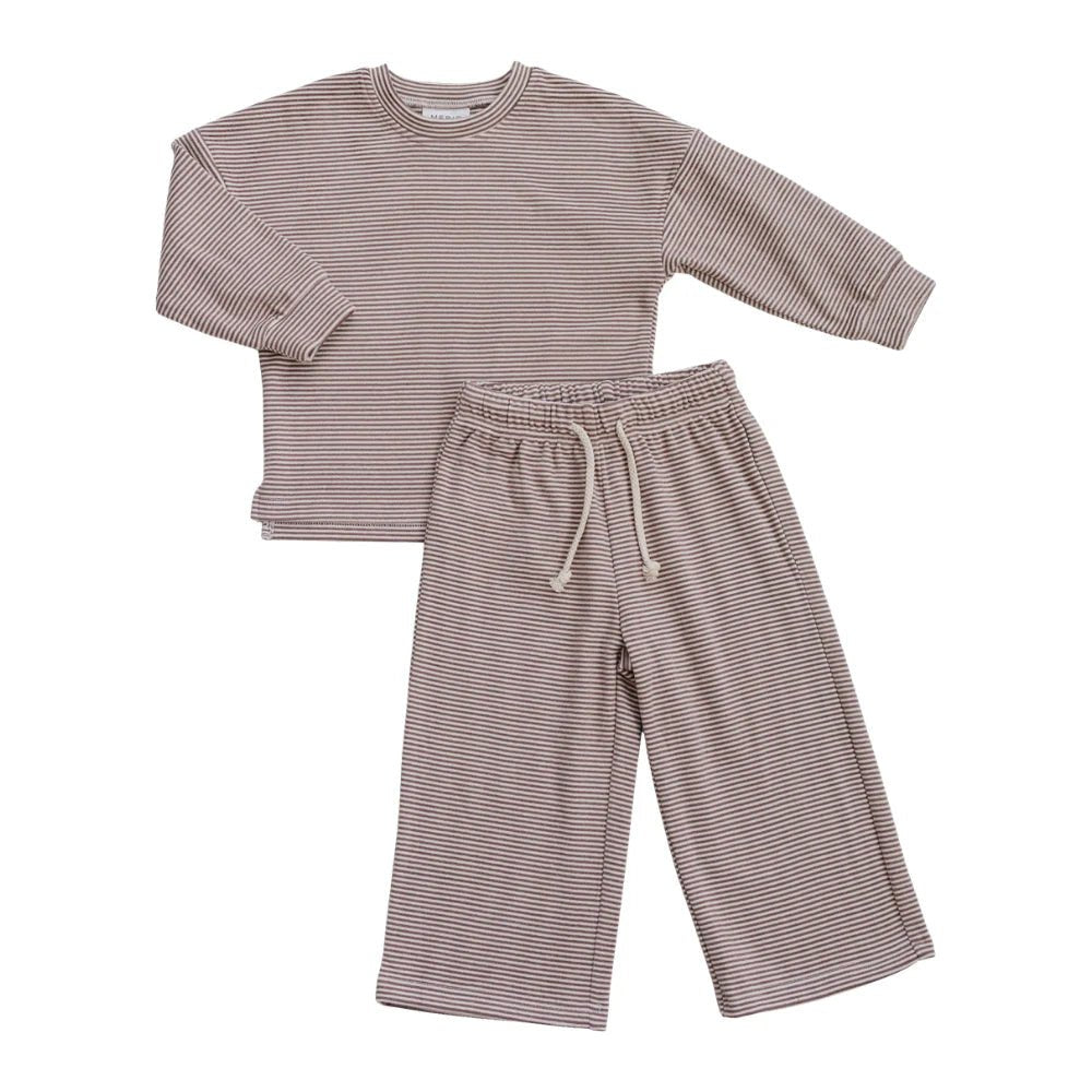 Stripe Lounge Set - Three:Twelve Boutique - Mebie Baby